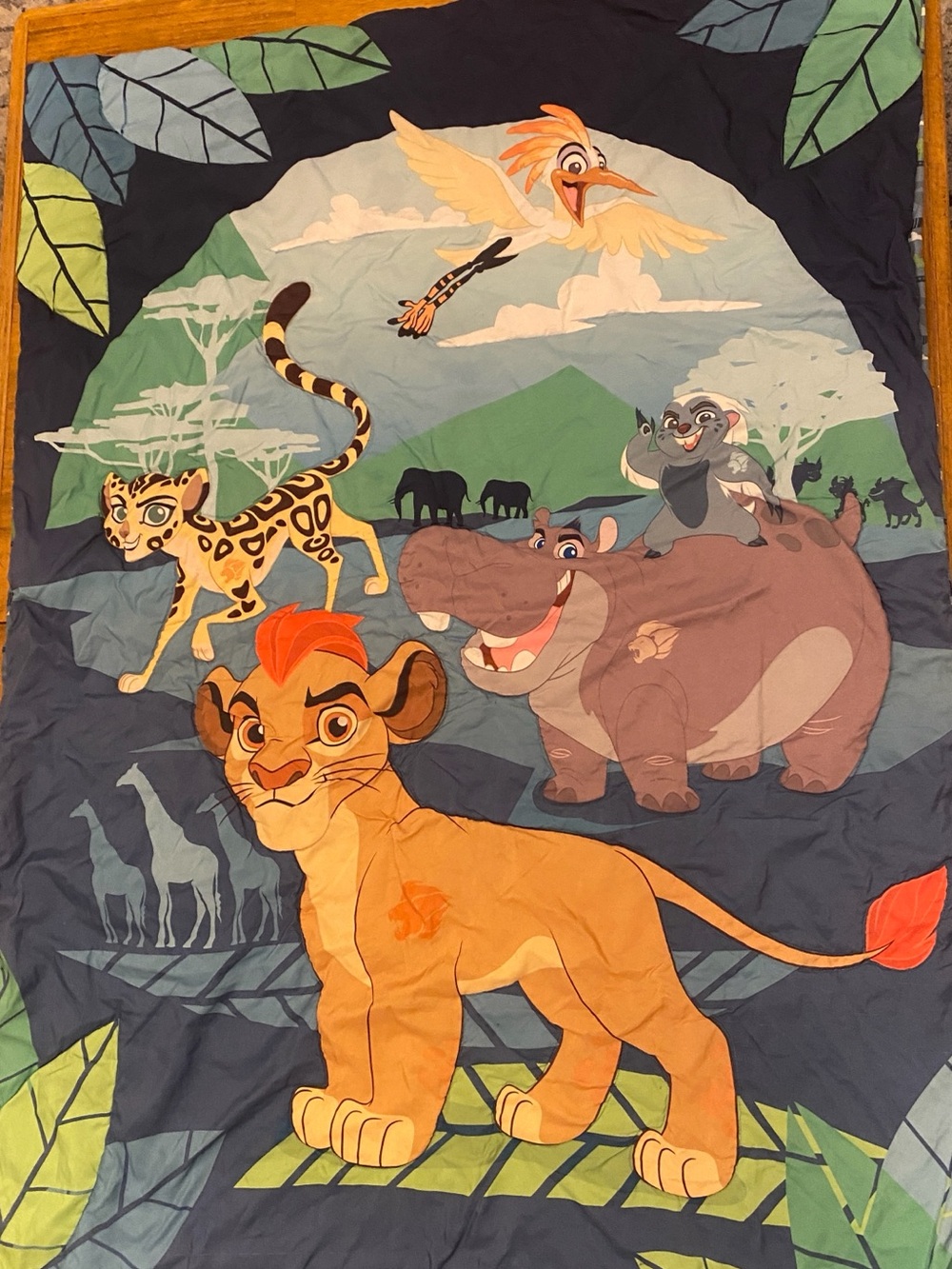 Disney The Lion Guard Toddler Bed Comforter Blanket Kion Bunga Simba Reversible